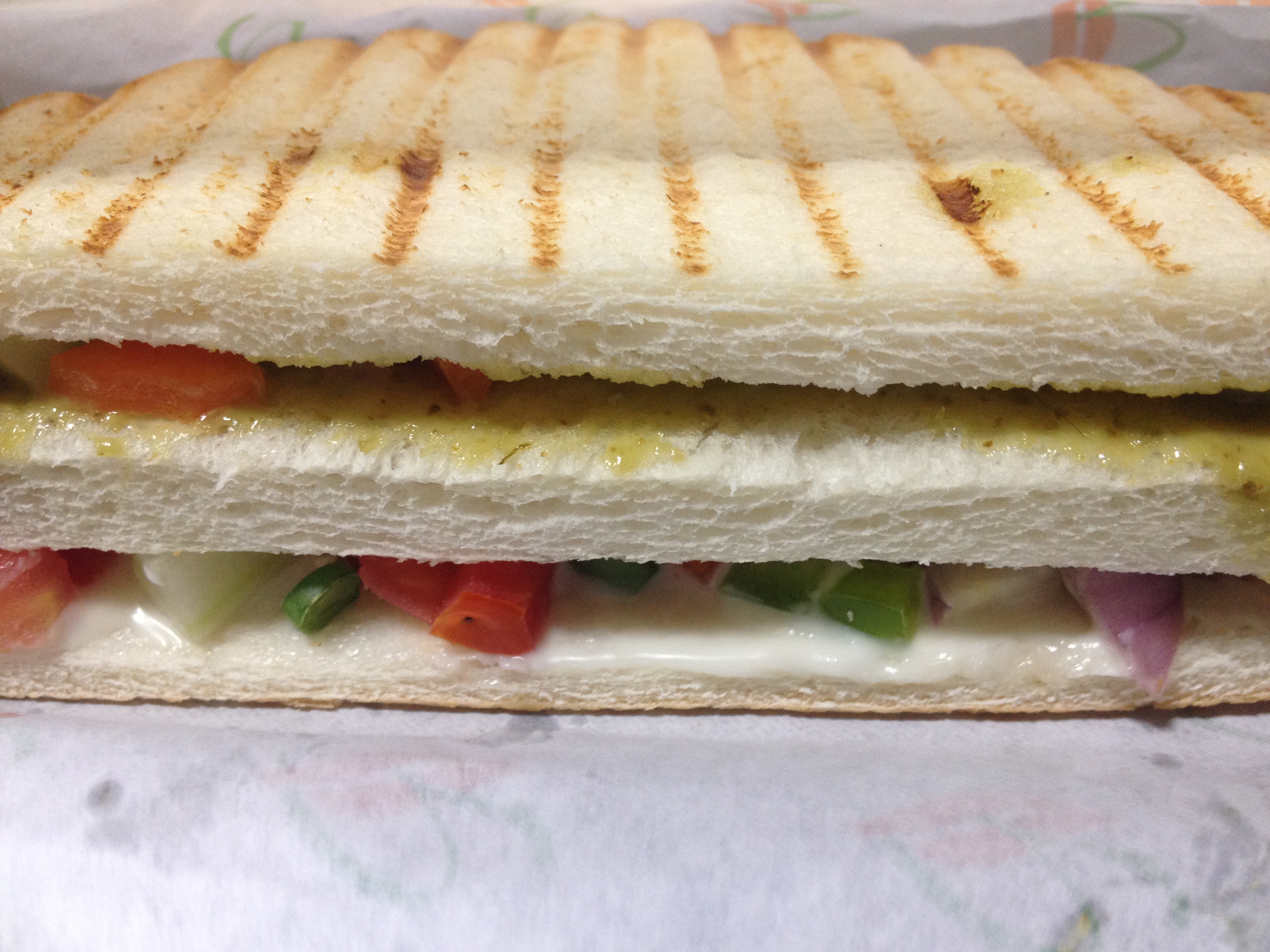 Rads Everyday grilled veg sandwich